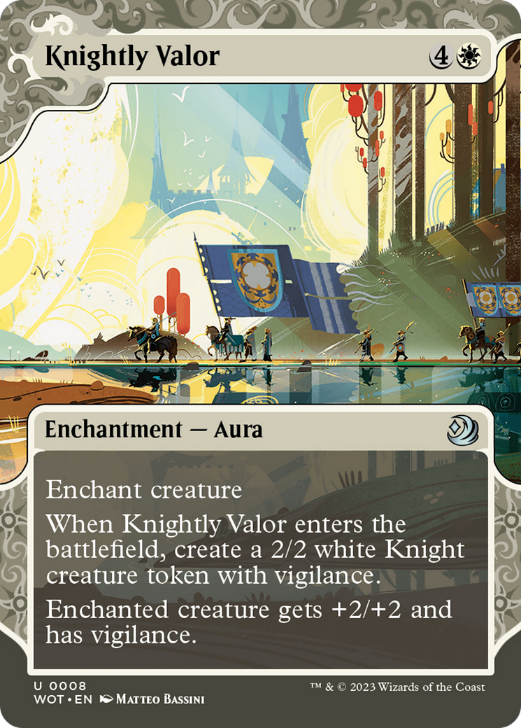 Knightly Valor [Wilds of Eldraine: Enchanting Tales] | Fandemonia Ltd