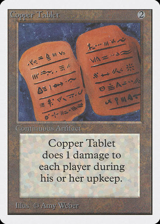 Copper Tablet [Unlimited Edition] | Fandemonia Ltd