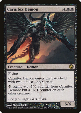 Carnifex Demon [Scars of Mirrodin] | Fandemonia Ltd