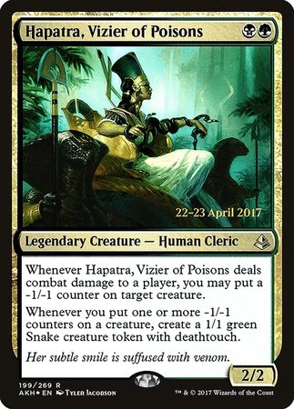 Hapatra, Vizier of Poisons [Amonkhet Promos] | Fandemonia Ltd