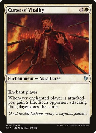 Curse of Vitality [Commander 2017] | Fandemonia Ltd