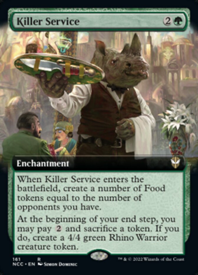 Killer Service (Extended Art) [Streets of New Capenna Commander] | Fandemonia Ltd