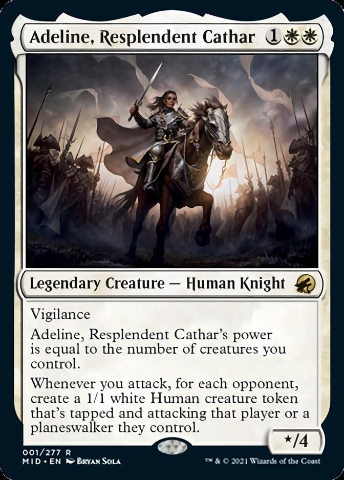 Adeline, Resplendent Cathar [Innistrad: Midnight Hunt] | Fandemonia Ltd