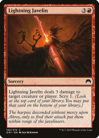 Lightning Javelin [Magic Origins] | Fandemonia Ltd