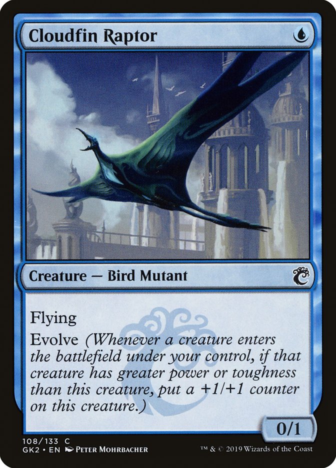 Cloudfin Raptor [Ravnica Allegiance Guild Kit] | Fandemonia Ltd