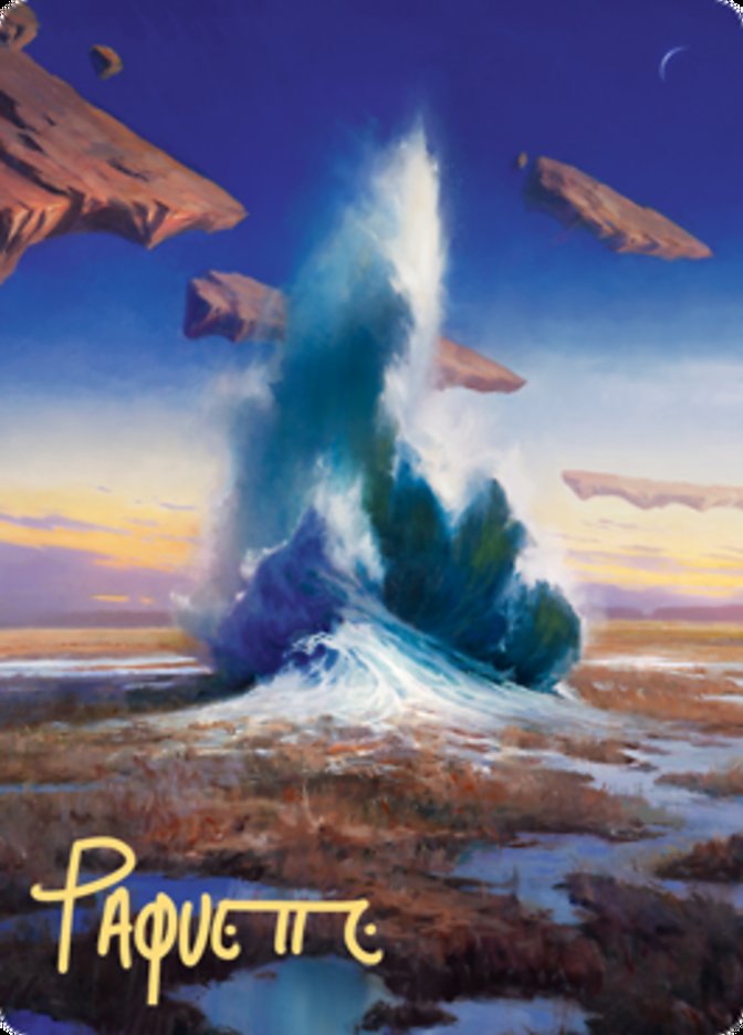 Flooded Strand Art Card (Gold-Stamped Signature) [Zendikar Rising Art Series] | Fandemonia Ltd