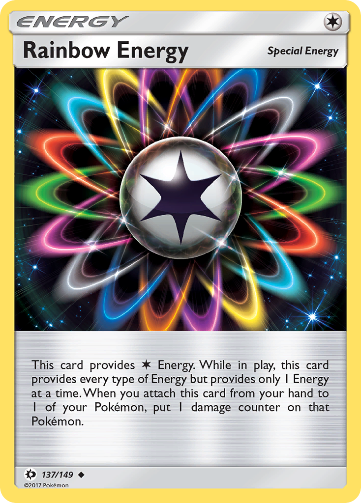 Rainbow Energy (137/149) [Sun & Moon: Base Set] | Fandemonia Ltd