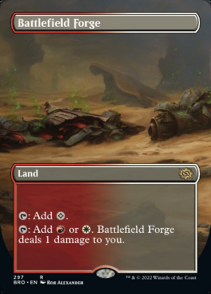 Battlefield Forge (Borderless Alternate Art) [The Brothers' War] | Fandemonia Ltd