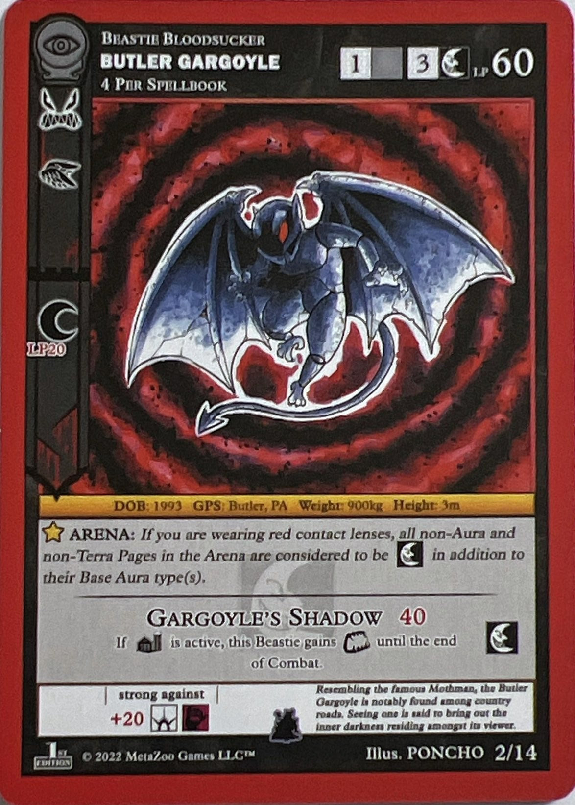 Butler Gargoyle [Seance: First Edition Release Event Deck] | Fandemonia Ltd