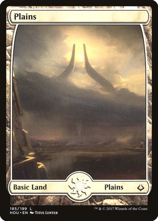 Plains (185) - Full Art [Hour of Devastation] | Fandemonia Ltd