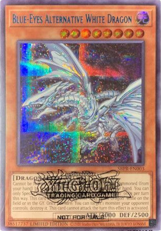 Blue-Eyes Alternative White Dragon [SBPR-EN003] Secret Rare | Fandemonia Ltd