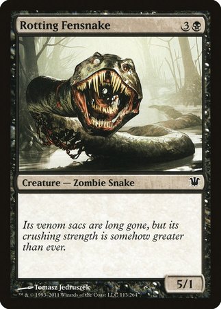 Rotting Fensnake [Innistrad] | Fandemonia Ltd