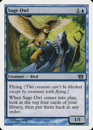 Sage Owl [Eighth Edition] | Fandemonia Ltd