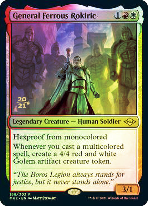 General Ferrous Rokiric [Modern Horizons 2 Prerelease Promos] | Fandemonia Ltd