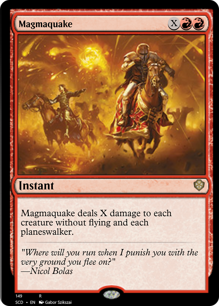 Magmaquake [Starter Commander Decks] | Fandemonia Ltd