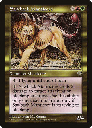 Sawback Manticore [Mirage] | Fandemonia Ltd