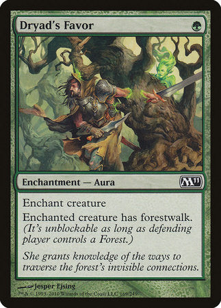 Dryad's Favor [Magic 2011] | Fandemonia Ltd