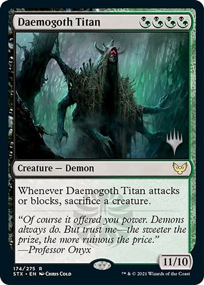 Daemogoth Titan (Promo Pack) [Strixhaven: School of Mages Promos] | Fandemonia Ltd