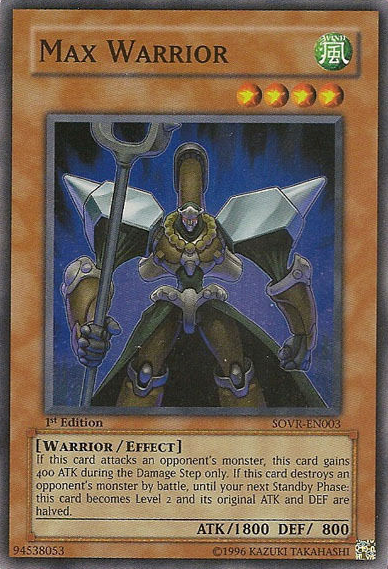 Max Warrior [SOVR-EN003] Super Rare | Fandemonia Ltd
