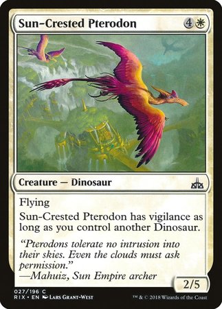 Sun-Crested Pterodon [Rivals of Ixalan] | Fandemonia Ltd