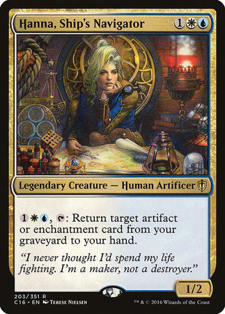 Hanna, Ship's Navigator [Commander 2016] | Fandemonia Ltd