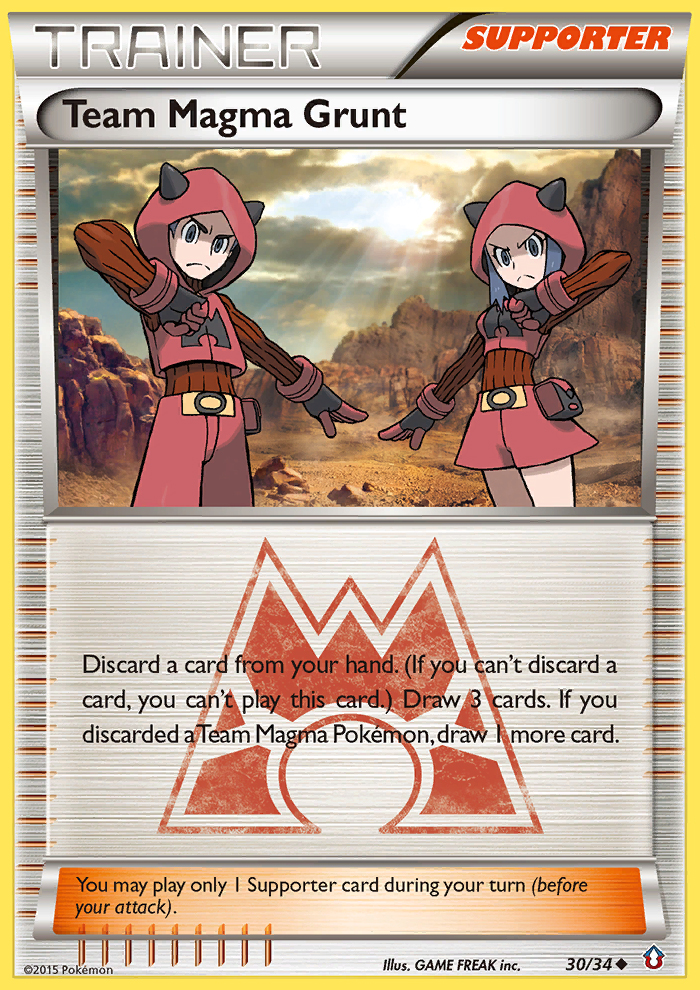 Team Magma Grunt (30/34) [XY: Double Crisis] | Fandemonia Ltd