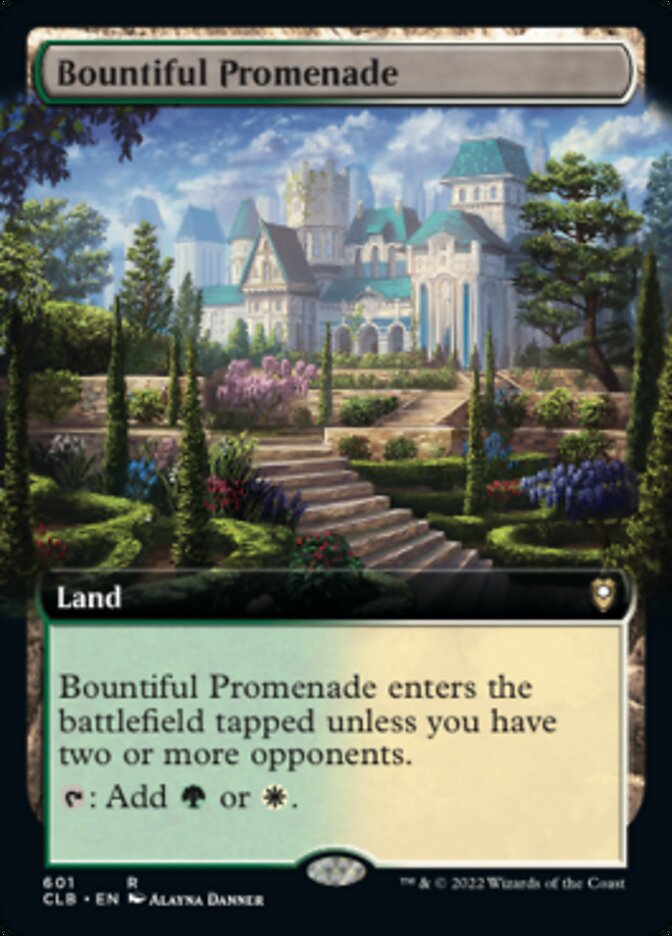 Bountiful Promenade (Extended Art) [Commander Legends: Battle for Baldur's Gate] | Fandemonia Ltd