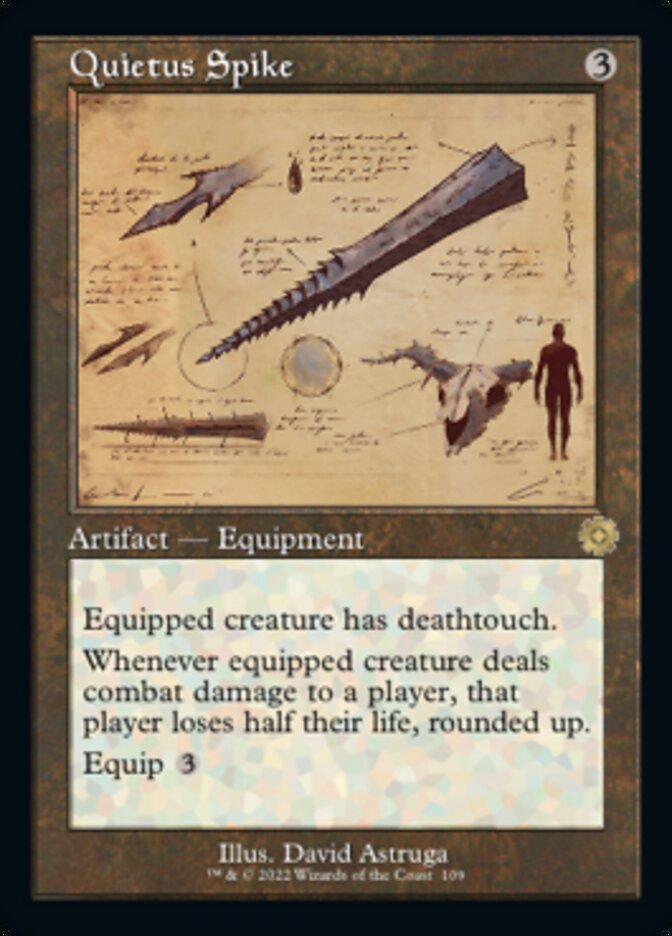 Quietus Spike (Retro Schematic) [The Brothers' War Retro Artifacts] | Fandemonia Ltd