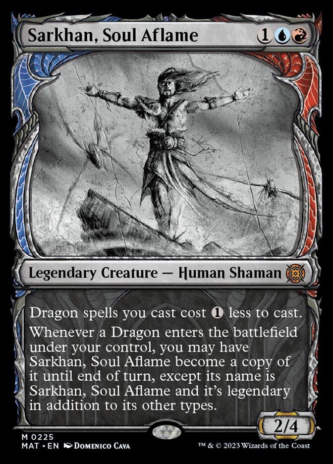 Sarkhan, Soul Aflame (Showcase Halo Foil) [March of the Machine: The Aftermath] | Fandemonia Ltd