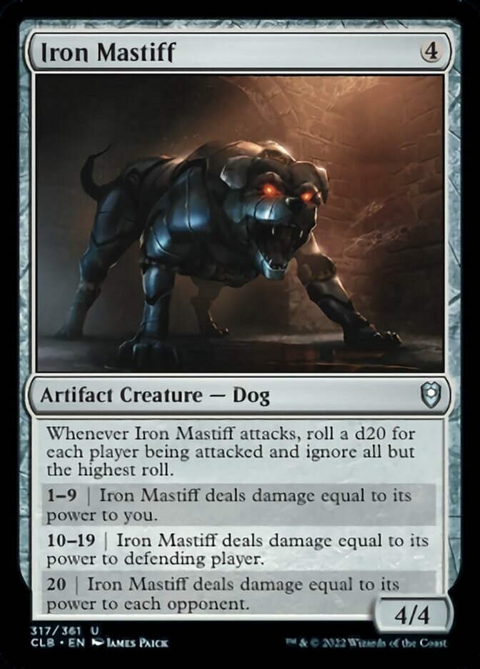Iron Mastiff [Commander Legends: Battle for Baldur's Gate] | Fandemonia Ltd