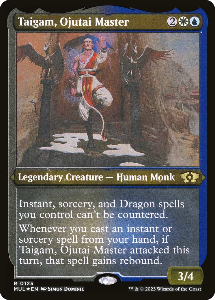 Taigam, Ojutai Master (Foil Etched) [Multiverse Legends] | Fandemonia Ltd