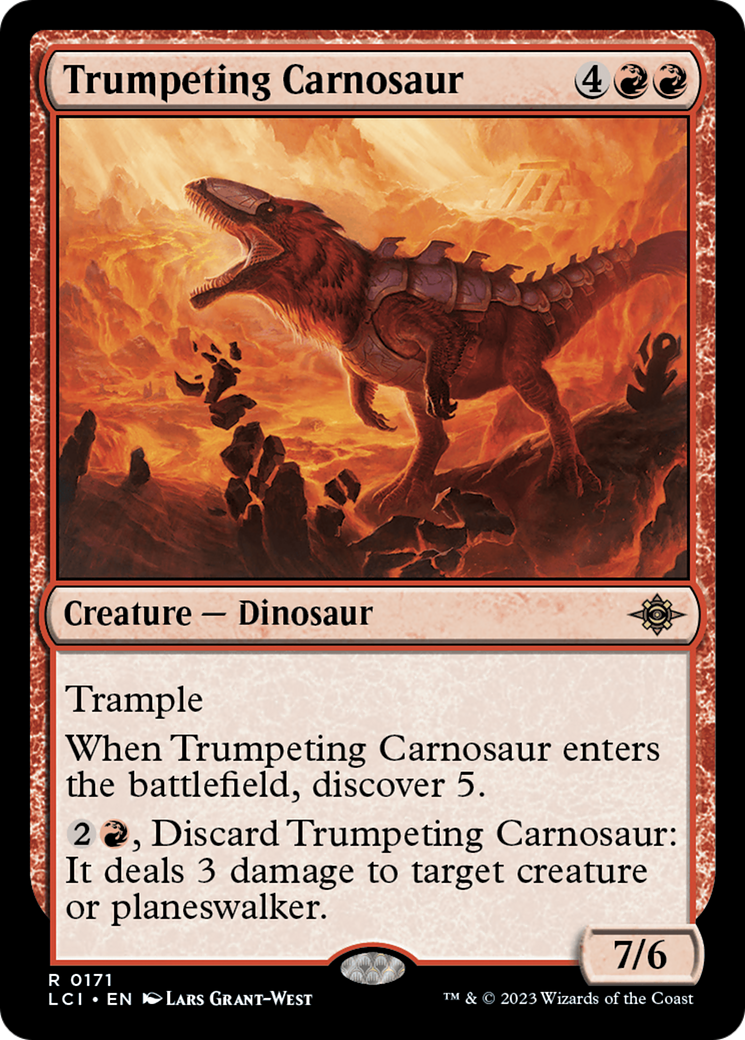 Trumpeting Carnosaur [The Lost Caverns of Ixalan] | Fandemonia Ltd