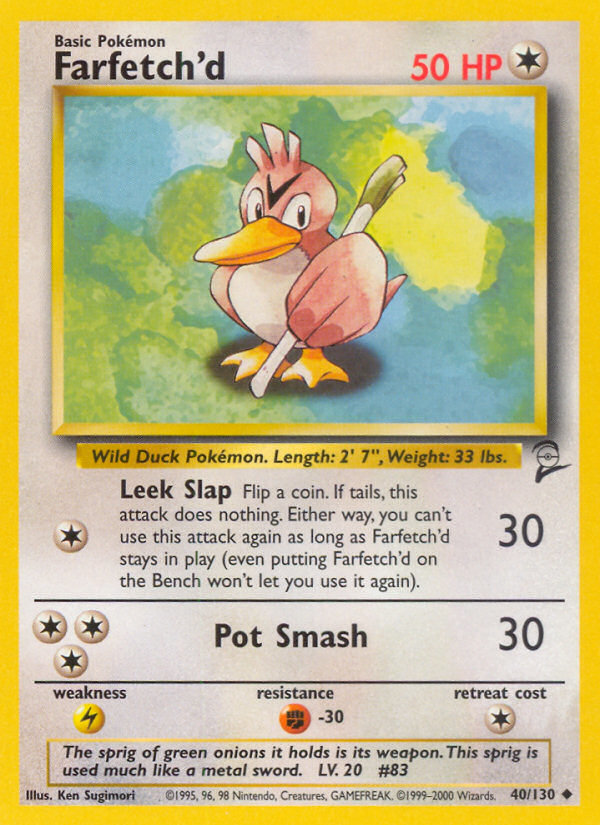 Farfetch'd (40/130) [Base Set 2] | Fandemonia Ltd