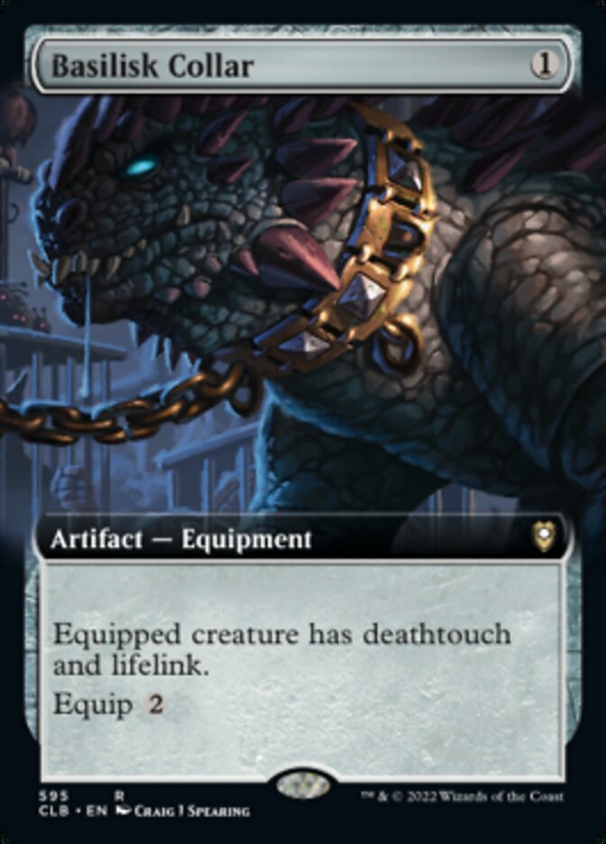 Basilisk Collar (Extended Art) [Commander Legends: Battle for Baldur's Gate] | Fandemonia Ltd