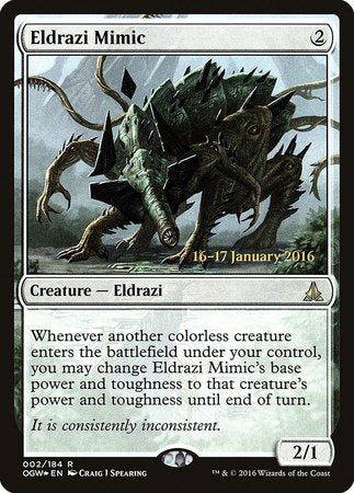 Eldrazi Mimic [Oath of the Gatewatch Promos] | Fandemonia Ltd