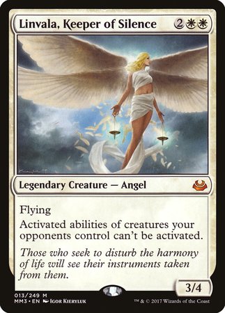 Linvala, Keeper of Silence [Modern Masters 2017] | Fandemonia Ltd