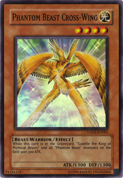 Phantom Beast Cross-Wing [GX02-EN001] Super Rare | Fandemonia Ltd