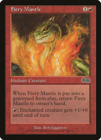 Fiery Mantle [Urza's Saga] | Fandemonia Ltd