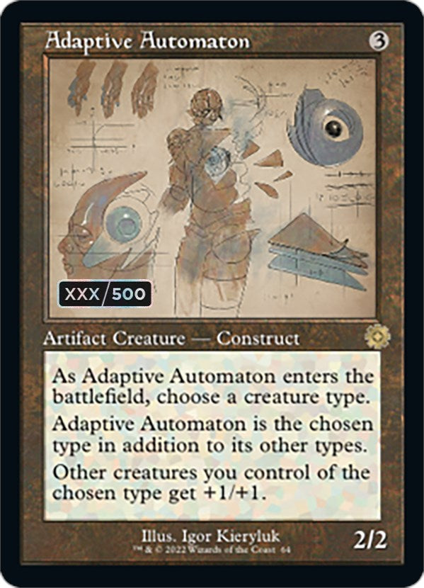 Adaptive Automaton (Retro Schematic) (Serial Numbered) [The Brothers' War Retro Artifacts] | Fandemonia Ltd