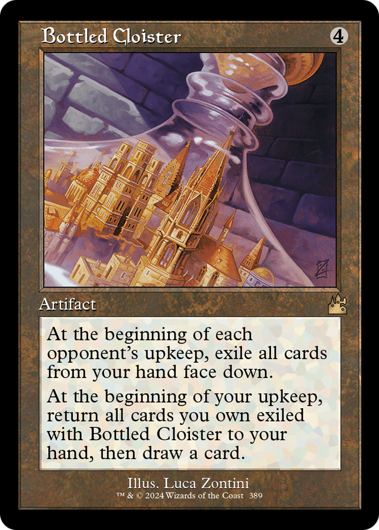 Bottled Cloister (Retro Frame) [Ravnica Remastered] | Fandemonia Ltd