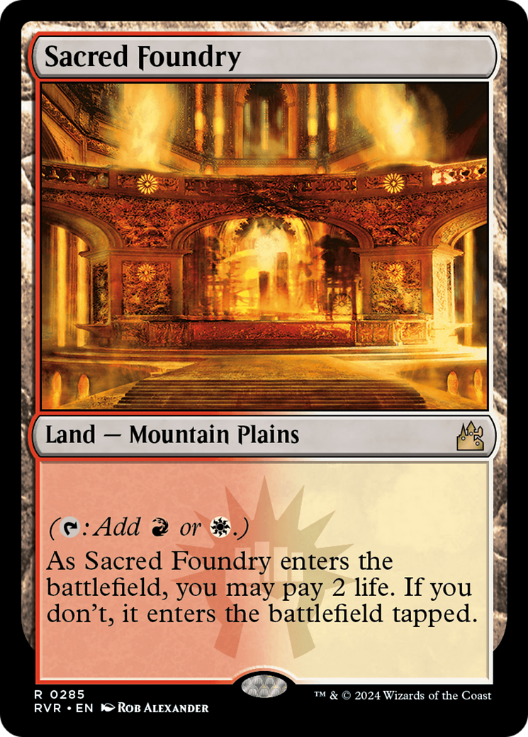 Sacred Foundry [Ravnica Remastered] | Fandemonia Ltd