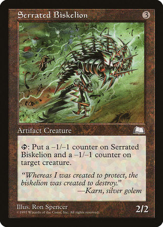 Serrated Biskelion [Weatherlight] | Fandemonia Ltd