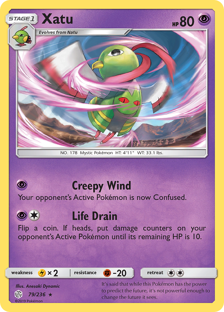 Xatu (79/236) [Sun & Moon: Cosmic Eclipse] | Fandemonia Ltd