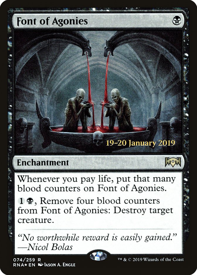 Font of Agonies [Ravnica Allegiance Prerelease Promos] | Fandemonia Ltd