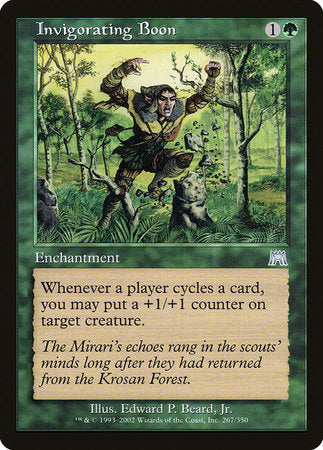 Invigorating Boon [Onslaught] | Fandemonia Ltd
