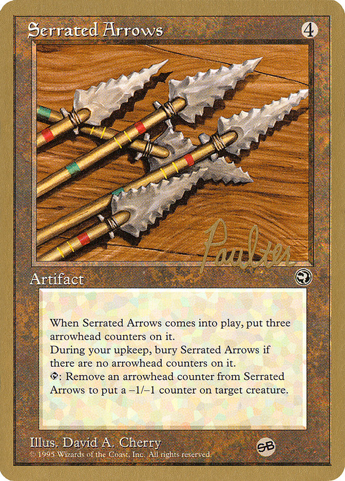 Serrated Arrows (Preston Poulter) (SB) [Pro Tour Collector Set] | Fandemonia Ltd
