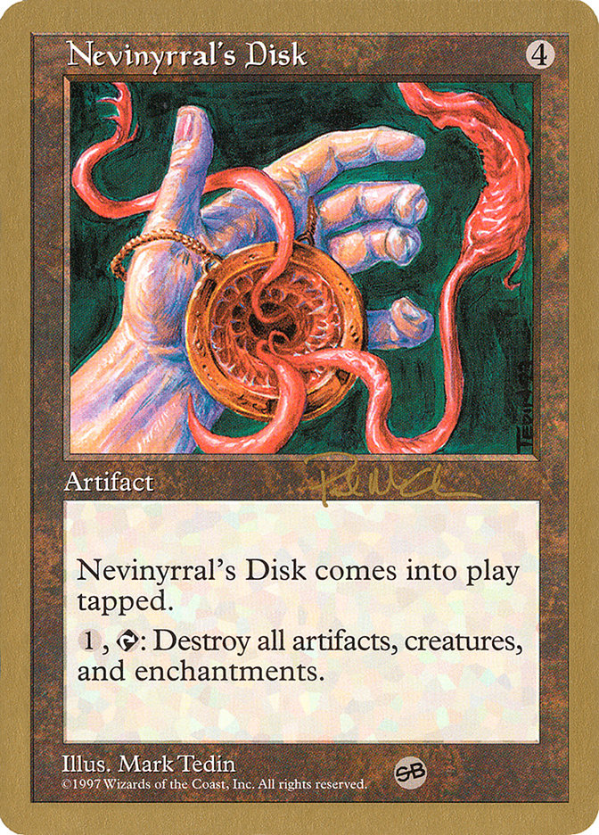 Nevinyrral's Disk (Paul McCabe) (SB) [World Championship Decks 1997] | Fandemonia Ltd