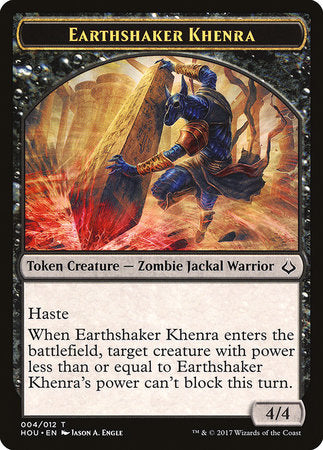 Earthshaker Khenra Token [Hour of Devastation Tokens] | Fandemonia Ltd