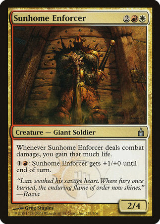 Sunhome Enforcer [Ravnica: City of Guilds] | Fandemonia Ltd