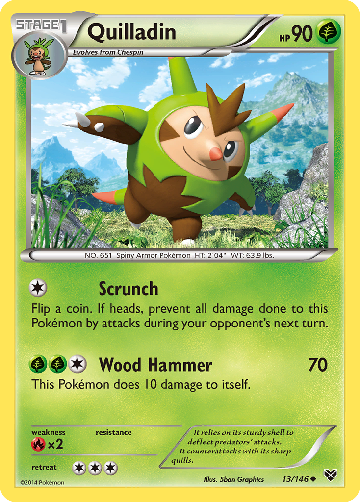 Quilladin (13/146) [XY: Base Set] | Fandemonia Ltd